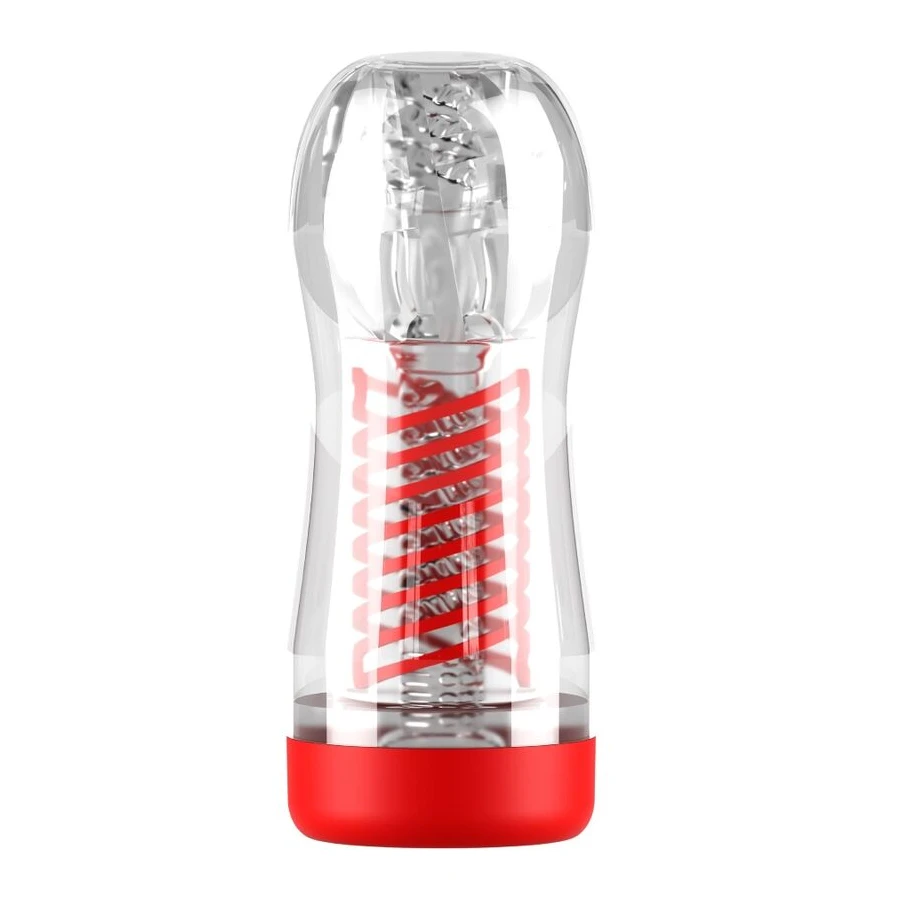 PDX ELITE - STROKER VIEWTUBE 2 COMPRESSIONE SPIRALE TRASPARENTE
